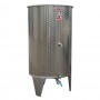 Stainless steel tank with floating lid 320l