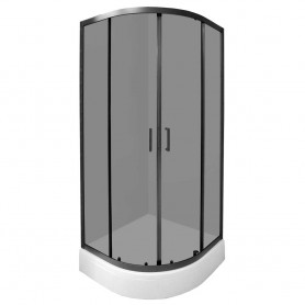 Komplet – Madera 80R polukružna tuš kabina s kadom