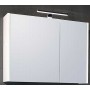Belt upper bathroom cabinet - white gloss