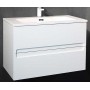 BELT 100 LOWER BATHROOM CABINET - WHITE GLOSS