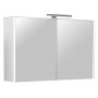 Belt 100 upper bathroom cabinet - white gloss