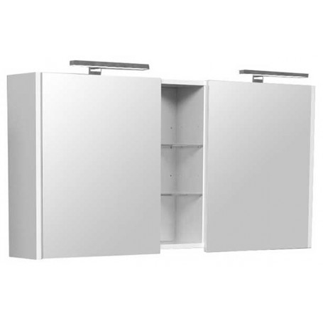 Belt 120 upper bathroom cabinet - white gloss