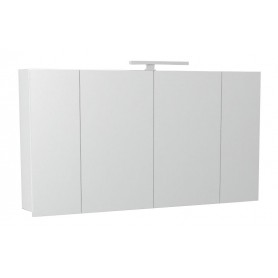 Glory 120 gornji kupaonski ormarić bijeli sjaj