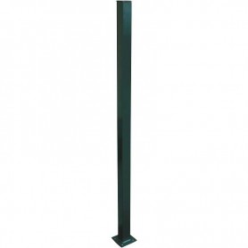 Post with base for panel fence 1200mm + accessories
