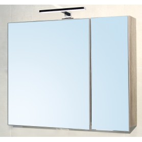 Glory 80 gornji kupaonski ormarić grey mara