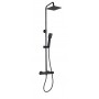 Tuš set s termostatskom mješalicom Genova black