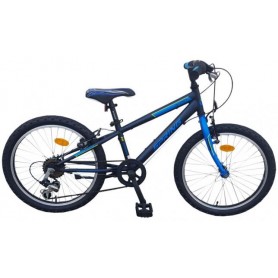 Bicikl Spring Nitro, dječji, saccon/v-brake,6-BR/shim,revo shift,crno/plavi,20" - C