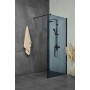 Vetro Black 140 shower panel