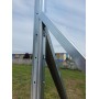 Support column - metal, galvanized - 60 x 2000 mm extra