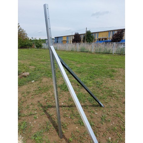 Potporni stup - metalni, pocinčani - 60 x 2000 mm ekstra