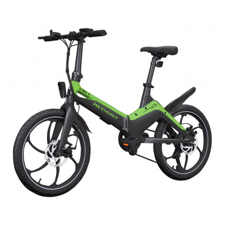 MS Energy e-bike i10 crno zeleno black green