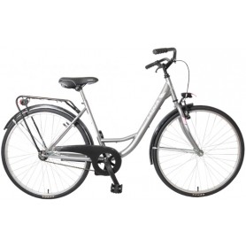 Bicikl"Dinamic-Luna"nožna kočnica/v-brake,26"x13/8,ženski,ctb oprema,sivi