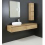 Elegant 60 upper bathroom cabinet oak authentic