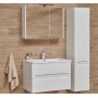 Belt 100 upper bathroom cabinet - white gloss