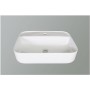 Delilah surface-mounted ceramic washbasin 505x405x140 mm