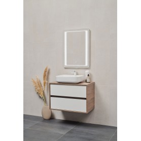 Line 80 bathroom cabinet bamenda-white gloss