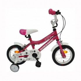 Bicikl Dinamic 12"girl,prednja i zadnja Caliper kočnica,ružičasti - C