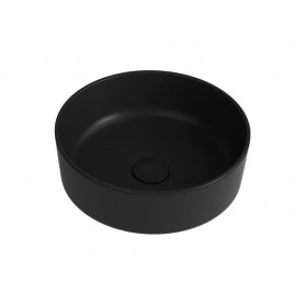 Destiny nadgradni keramički umivaonik crni mat D420X120 mm