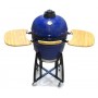 Roštilj Kamado orange pattern plavi fi 21.5", 55 cm