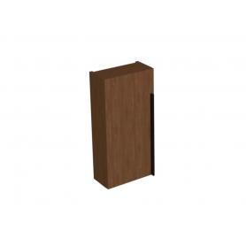Sharp side modular bathroom cabinet  lincoln black handle