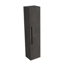 Smart 150 side bathroom cabinet chromix bronze black handle