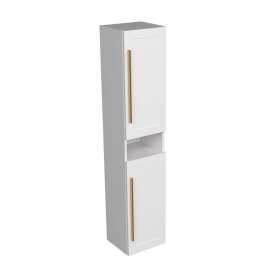 Eternity 170 VOV side bathroom cabinet white matte gold handle