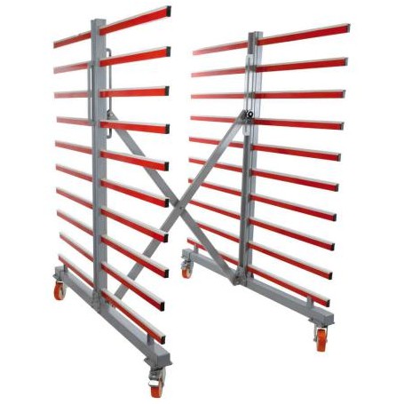 Double side mobile extendable trolley TAW70DUO Holzmann Maschinen