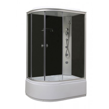 Amelia 120R hydromassage shower cabin 120x80x215cm