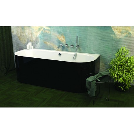 Neat Wall Black bathroom tub 180x75cm
