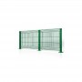 Fence panel 1230x2500 mm - 4 mm green E