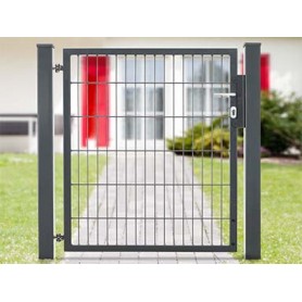 Panel fence gate 2000x1000 mm - anthracite