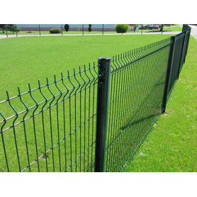 Fence panel 1030x2500 mm - 4 mm green E
