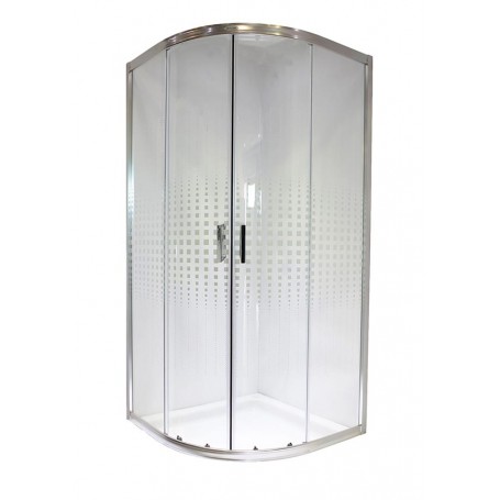 TK Bianca 80 semi-circular shower cabin 80x80x185 cm