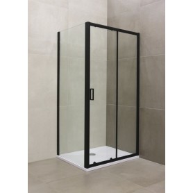 Shower door 110x195 cm Flash Wall 110 Black
