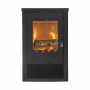 Fireplace Prity Verso Lheia black
