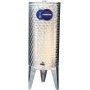 INOX container EZV-100L for wine, for faucet 1/2"