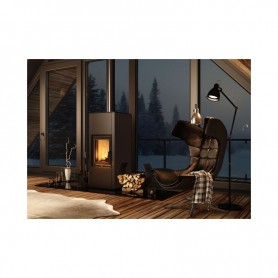 Peć na drva samostojeća SAVEN VATRA XL 50X50 BLACK ECO (8,4 Kw)