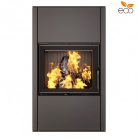 Peć na drva samostojeća SAVEN VATRA XXL 60X50 BLACK ECO (10,2 Kw)