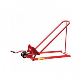Hydraulic folding crane up to 300 kg for garden tractors