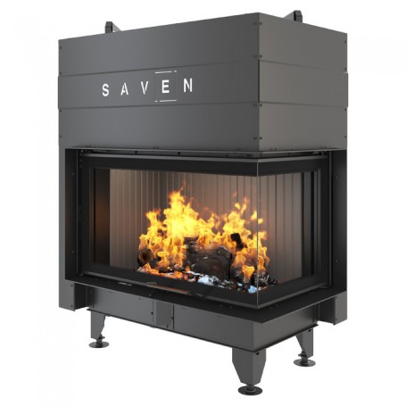 Fireplace insert G/SAVEN Energy Up 85х50х47R Black (17,0 kW) ECO