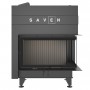 Fireplace insert G/SAVEN Energy Up 85х50х47R Black (17,0 kW) ECO