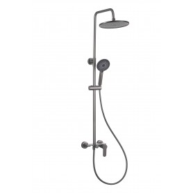 NEROLA shower set with mixer gun gray