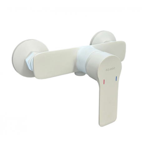 Imola white shower mixer