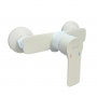 Imola white shower mixer