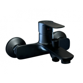 Imola black bathtub mixer