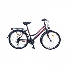 Bicikl Spring-Meghan 26, ženski, 18 brzina, shimano/ty-22, crno ružičasti, vel L (19)