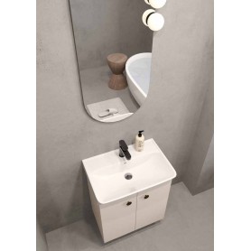 LIT 50 bathroom base cabinet with cashmere decor