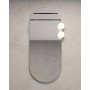 LIT oval mirror with lighting 45x105 cm
