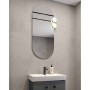 LIT oval mirror with lighting 45x105 cm