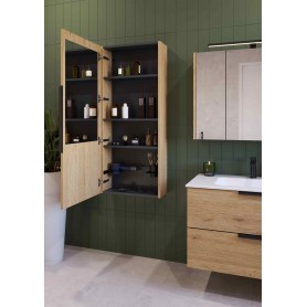 LATERAL 120 bočni kupaonski ormarić u dekoru hrast natural